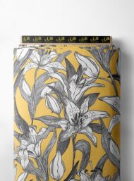 Bloom flower style with yellow,white colors