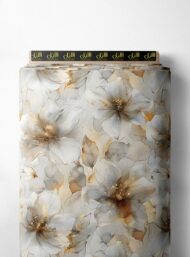 Petal flower style with white,yellow colors