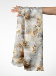 Petal flower style with white,yellow colors - Image 3