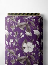 Petal flower style with white,grey colors