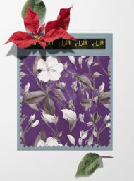 Petal flower style with white,grey colors - Image 6