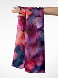 Bloom flower style with pink,purple colors - Image 3