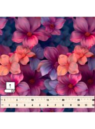 Bloom flower style with pink,purple colors - Image 5