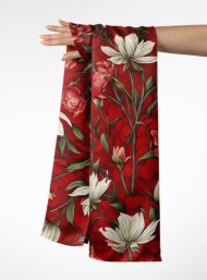 Bloom flower style with red,green colors - Image 3