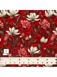 Bloom flower style with red,green colors - Image 5