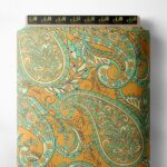 Floral others style with orange,green colors