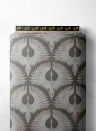 Feather others style with grey,white colors