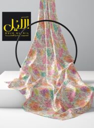 Petal flower style with pink,green colors - Image 2