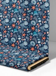 Sea ocean and sky style with blue,orange colors - Image 4