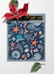 Sea ocean and sky style with blue,orange colors - Image 6