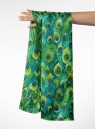 Feather nature style with green,blue colors - Image 3