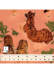 Tiger animal style with orange,green colors - Image 5