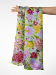 Bloom flower style with pink,yellow colors - Image 3