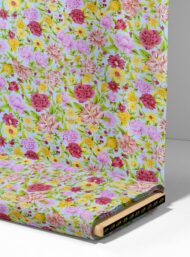 Bloom flower style with pink,yellow colors - Image 4