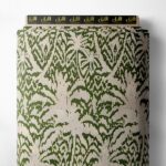 Palm nature style with green, white colors