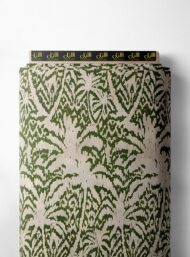 Palm nature style with green, white colors