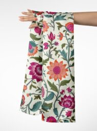 Bloom flower style with pink,green colors - Image 3