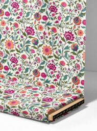 Bloom flower style with pink,green colors - Image 4