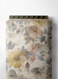 Bloom flower style with yellow,pink colors