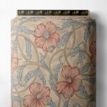 Bloom flower style with red,green colors