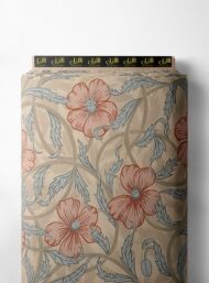 Bloom flower style with red,green colors