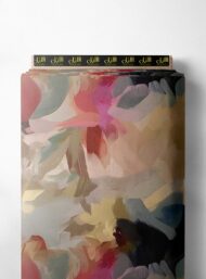 Petal flower style with pink,brown colors