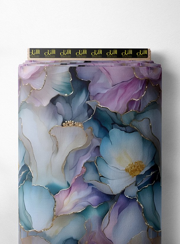 LAI01-2906_1.jpg Petal flower style with blue,white colors - Image 1