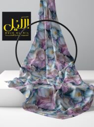 Petal flower style with blue,white colors - Image 2