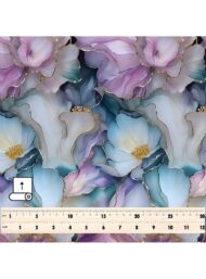Petal flower style with blue,white colors - Image 5