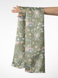 Golf cart others style with green,pink colors - Image 3