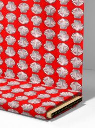 Shell ocean and sky style with red, white colors - Image 4