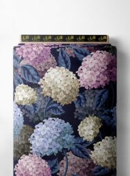 Bloom flower style with pink,blue colors