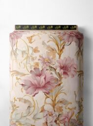 Petal flower style with pink,yellow colors