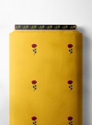 Rose flower style with yellow,red colors