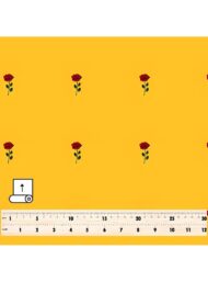 Rose flower style with yellow,red colors - Image 5