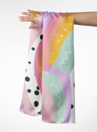 Line abstract style with yellow,pink colors - Image 3