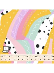 Line abstract style with yellow,pink colors - Image 5