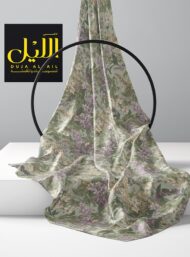 Bloom flower style with green,purple colors - Image 2