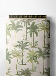 Palm nature style with green,white colors