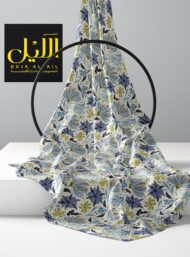 Petal flower style with blue,green colors - Image 2