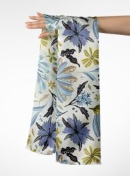 Petal flower style with blue,green colors - Image 3