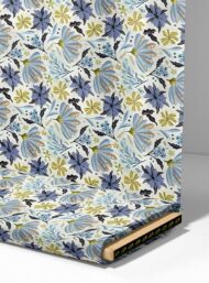 Petal flower style with blue,green colors - Image 4