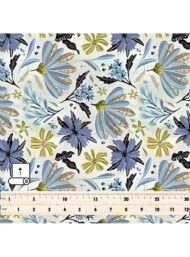 Petal flower style with blue,green colors - Image 5