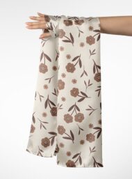 Bloom flower style with brown, white colors - Image 3