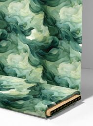 Slope abstract style with green,white colors - Image 4