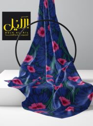 Bloom flower style with blue,pink colors - Image 2