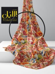 Petal flower style with orange,green colors - Image 2