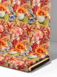 Petal flower style with orange,green colors - Image 4