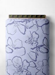 Petal flower style with blue,white colors