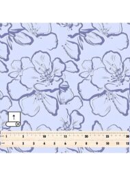Petal flower style with blue,white colors - Image 5